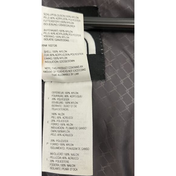 Vtg North Face Goose Down Coat XL Hyvent Mens Dark Gray Parka Jacket Winter - Picture 13 of 13